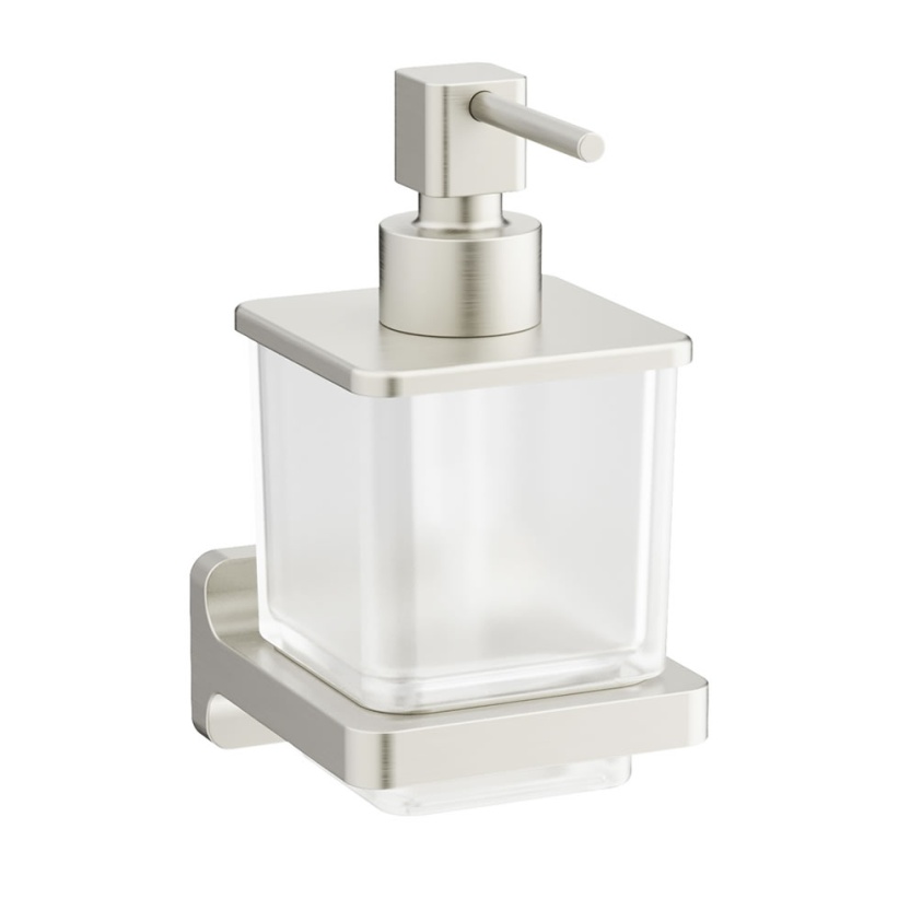 Cutout image of Crosswater Rotar Brushed Stainless Steel Soap Dispenser